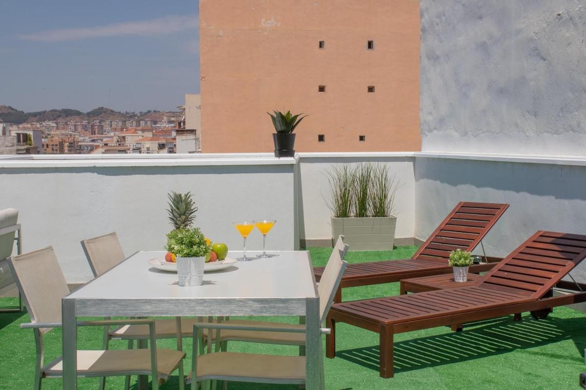 C56 - Studio With Amazing Terrace In The Centre Malaga Exterior photo